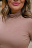 SSYS Signature Long Sleeve Turtleneck In Taupe