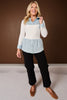 SSYS Signature Long Sleeve Poplin Undershirt In Chambray