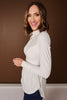 SSYS Signature Long Sleeve Poplin Undershirt In White