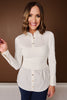 SSYS Signature Long Sleeve Poplin Undershirt In White