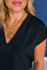 SSYS Iris V Neck Top In Black