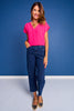 SSYS Iris V Neck Top In Hot Pink *FINAL SALE*