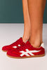Shu Shop Red Suede Sneaker