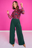 SSYS Ingrid Printed Mesh Top In Bright Floral