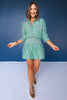 *ETA OCT* SSYS Collette Poplin Stripe Top in Hunter Green *FINAL SALE*