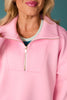 SSYS Ainsley Cropped Air Pullover In Baby Pink