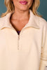 SSYS Ainsley Cropped Air Pullover In Ivory