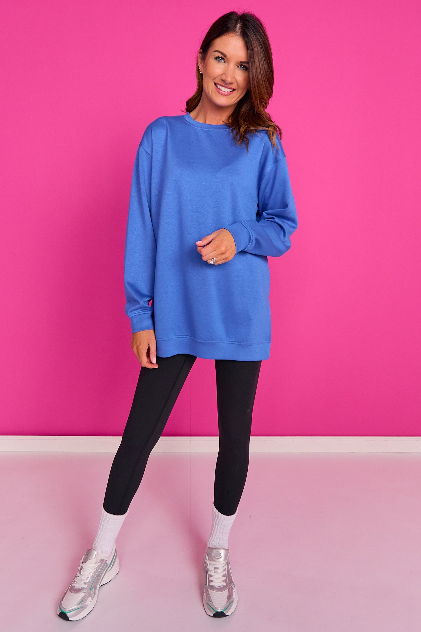 SSYS Lilly Air Sweatshirt In Dark Cornflower *FINAL SALE*