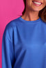 SSYS Lilly Air Sweatshirt In Dark Cornflower *FINAL SALE*