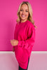 SSYS Lilly Air Sweatshirt In Dark Pink *FINAL SALE*