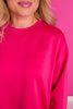 SSYS Lilly Air Sweatshirt In Dark Pink *FINAL SALE*