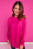 SSYS Lilly Air Sweatshirt In Dark Raspberry *FINAL SALE*
