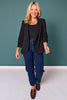 SSYS Allie Blazer In Black *FINAL SALE*