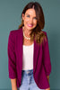 SSYS Allie Blazer In Deep Orchid *FINAL SALE*