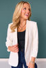 SSYS Allie Blazer In Ivory
