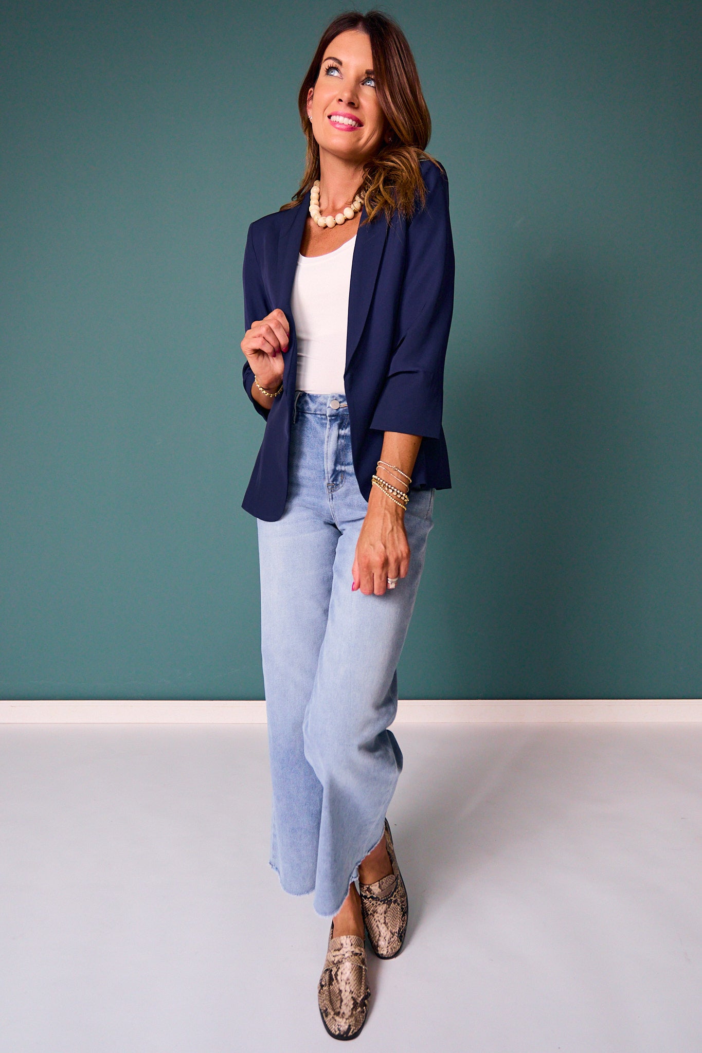SSYS Allie Blazer In Navy *FINAL SALE*