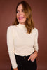 SSYS Mila Knit Turtleneck In Ivory