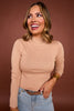 SSYS Mila Knit Turtleneck In Taupe