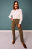 SSYS Merryn Collared Poplin Button Down Top In White