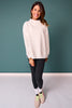 *PRE-ORDER ETA NOV* SSYS Foster Mock Neck Solid Sweatshirt In Heather Gray *FINAL SALE*