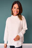 *PRE-ORDER ETA NOV* SSYS Foster Mock Neck Solid Sweatshirt In Heather Gray *FINAL SALE*