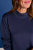 SSYS Scuba Cowl Neck Sweatshirt In Navy