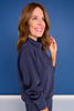 SSYS Scuba Cowl Neck Sweatshirt In Navy