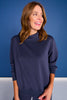 SSYS Scuba Cowl Neck Sweatshirt In Navy