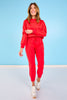 SSYS Scuba Cowl Neck Sweatshirt In Red *FINAL SALE*