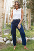 SSYS Thelma Button Turtleneck Sleeveless Sweater In Ivory