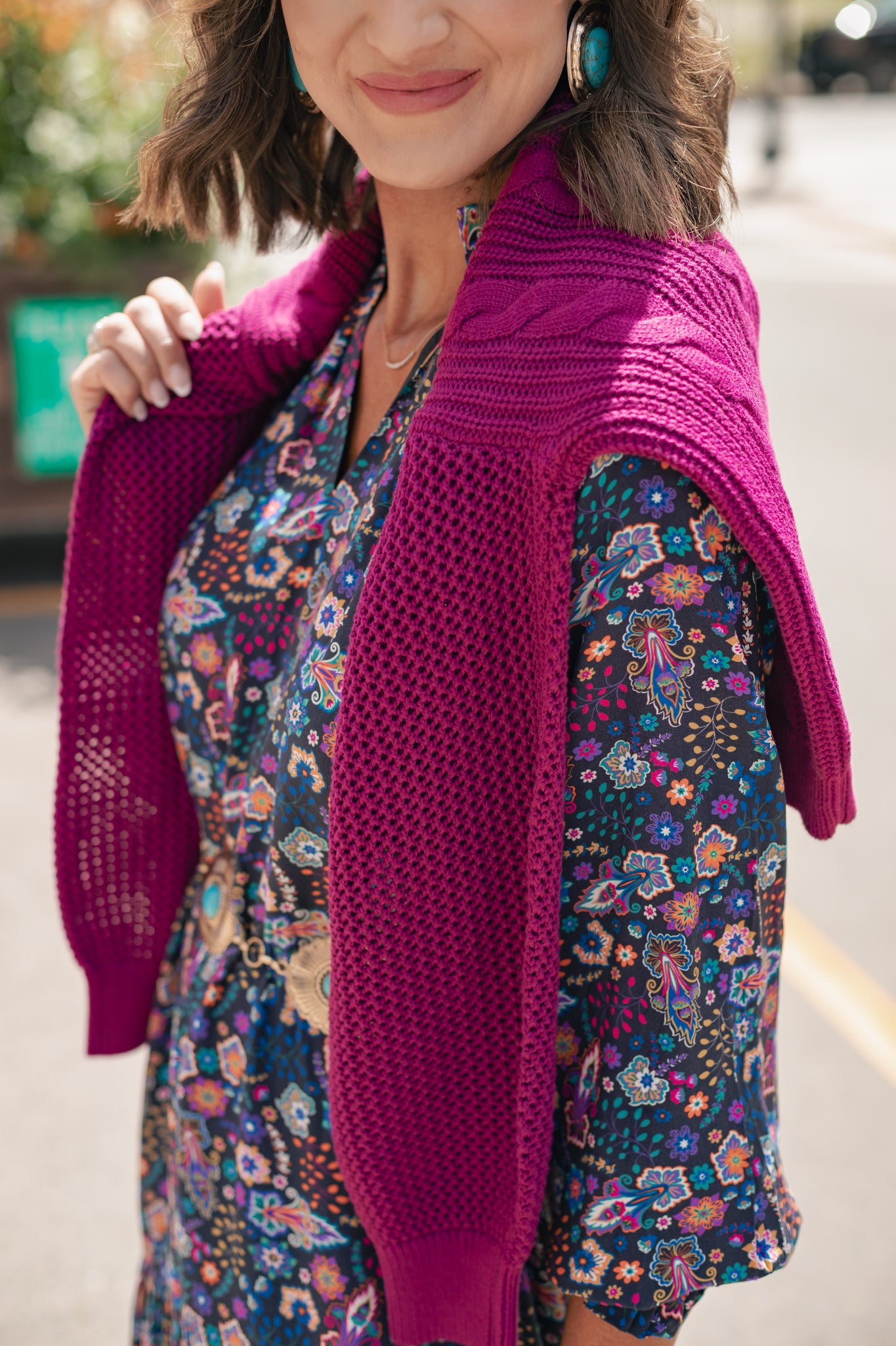 SSYS Rowan Long Sleeve Maxi Dress In Twilight Floral