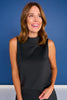 SSYS Scuba Cowl Neck Sleeveless Tank In Black