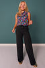 *PRE-ORDER ETA DEC* SSYS Scuba Cowl Neck Sleeveless Tank In Bright Petal Party *FINAL SALE*