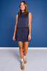 SSYS Scuba Cowl Neck Sleeveless Tank In Navy
