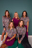 *PRE-ORDER ETA DEC* SSYS Gigi Scuba Mock Neck Cropped Pullover In Wildflower *FINAL SALE*