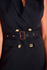 SSYS Jules Belted Sleeveless Vest In Black