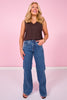 SSYS Signature V Neck Sleeveless Tank In Chocolate *FINAL SALE*