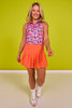 SSYS Sleeveless Quarter Zip Top In Neon Camo