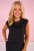 SSYS Sleeveless Air Top In Black *FINAL SALE*