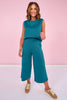 SSYS Sleeveless Air Top In Teal *FINAL SALE*