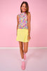 SSYS Scuba Cowl Neck Sleeveless Tank In Full Bloom