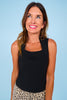 SSYS Star Top In Black