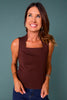 SSYS Star Top In Brown