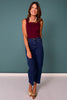 SSYS Star Top In Deep Plum