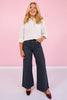 SSYS Lucia Long Sleeve Button Down Shirt in Ivory