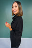 SSYS Soleil Long Sleeve Ponte Top In Black