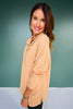 SSYS Soleil Long Sleeve Ponte Top In Taupe