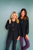 SSYS Karina Cinched Waist Pullover Windbreaker in Black