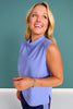 SSYS Elara Sleeveless Sweatshirt In Periwinkle