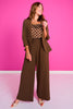 SSYS Jules Allie Blazer In Brown